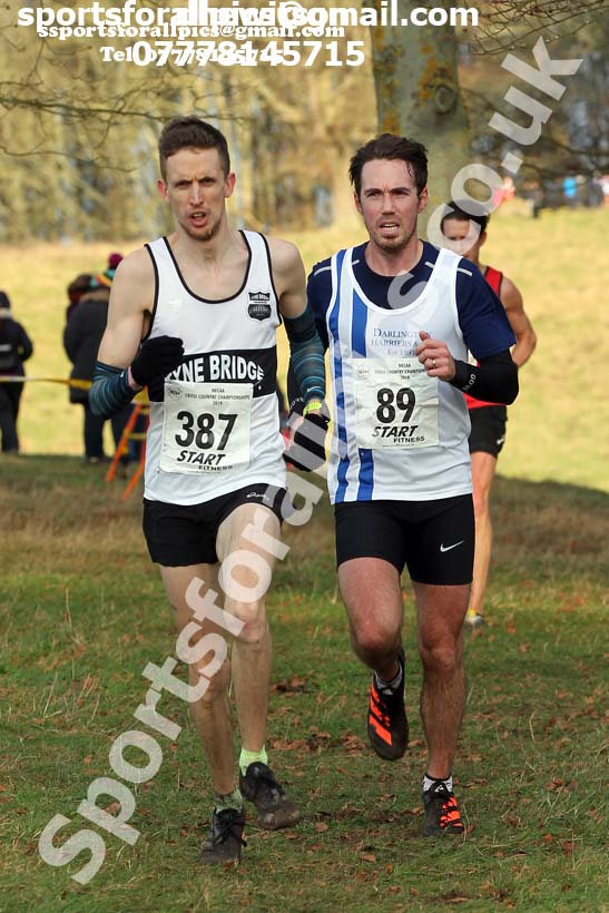 Senior mens cross country, 2019 North Eastern Cross Country Champs., Alnwick, Northumberland.  Photo: David T. Hewitson/Sports for All Pics